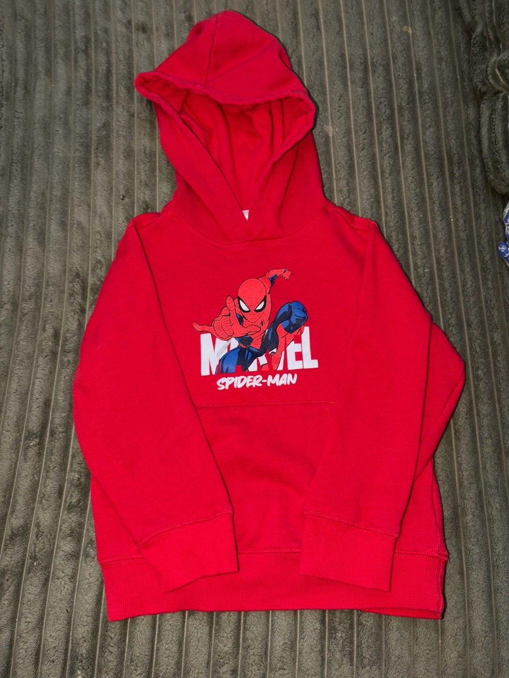 Marvel Red Spider-Man Graphic Hoodie for Kids